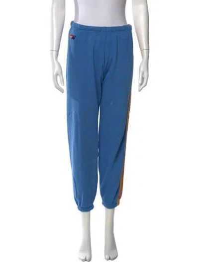 Pre-owned Aviator Nation Straight Leg Pants In Blue
