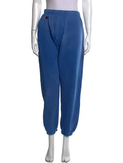 Pre-owned Aviator Nation Straight Leg Pants In Blue