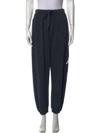 Pre-owned Aviator Nation Straight Leg Pants In Blue
