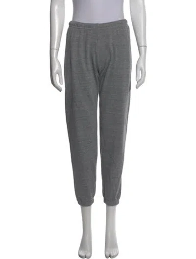 Pre-owned Aviator Nation Straight Leg Pants In Gray