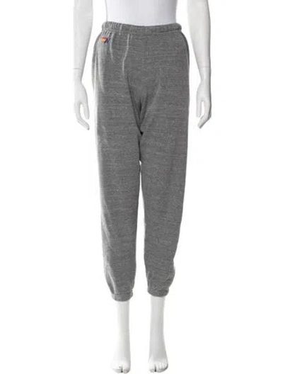 Pre-owned Aviator Nation Straight Leg Pants In Gray