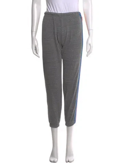 Pre-owned Aviator Nation Straight Leg Pants In Gray