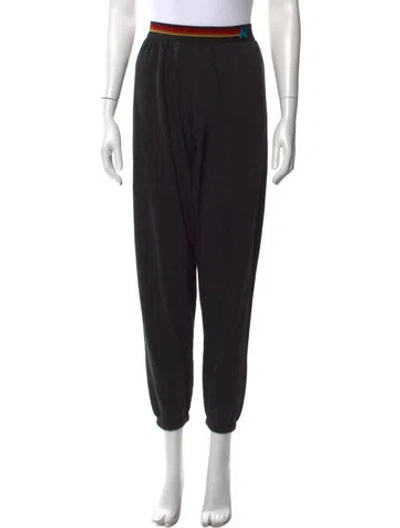 Pre-owned Aviator Nation Straight Leg Pants In Gray