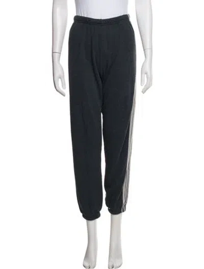 Pre-owned Aviator Nation Straight Leg Pants In Gray