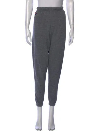Pre-owned Aviator Nation Straight Leg Pants In Grey