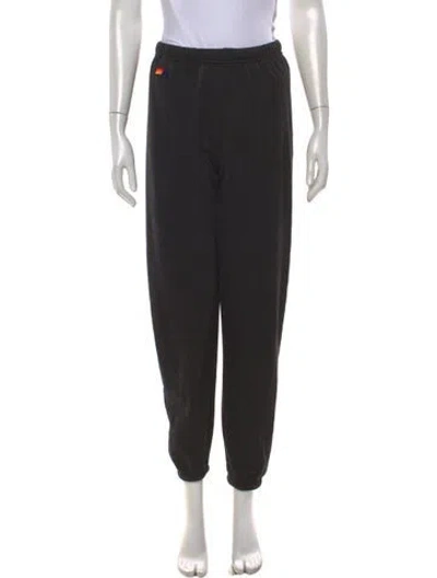 Pre-owned Aviator Nation Straight Leg Pants In Grey