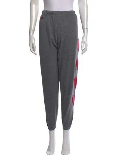 Pre-owned Aviator Nation Straight Leg Pants In Grey