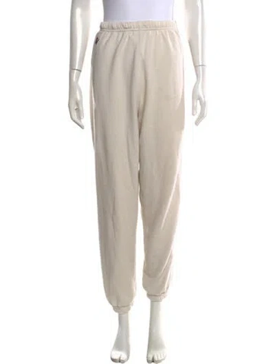 Pre-owned Aviator Nation Straight Leg Pants In Neutral