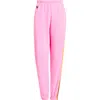 Aviator Nation Stripe Sweatpants In Pink