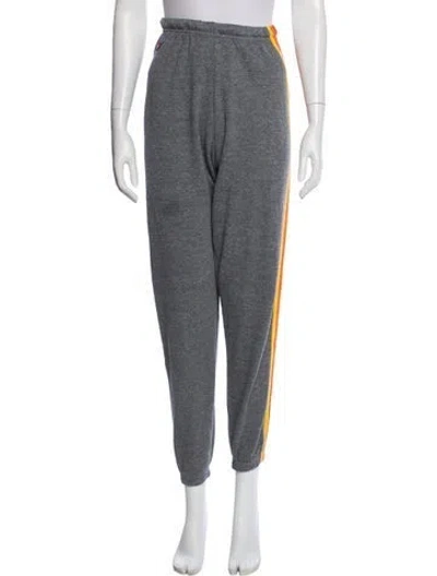 Pre-owned Aviator Nation Striped Lounge Set In Gray