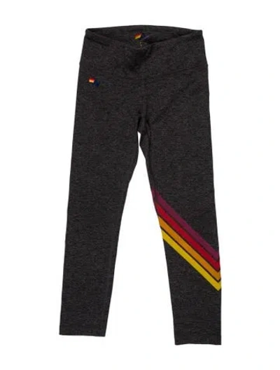 Pre-owned Aviator Nation Striped Straight Leg Pants In Multi