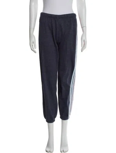 Pre-owned Aviator Nation Striped Sweatpants In Blue