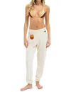 Aviator Nation Sunset Patch Sweatpants In Vintage White In White