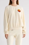 Aviator Nation Sunset Patch Sweatshirt In White