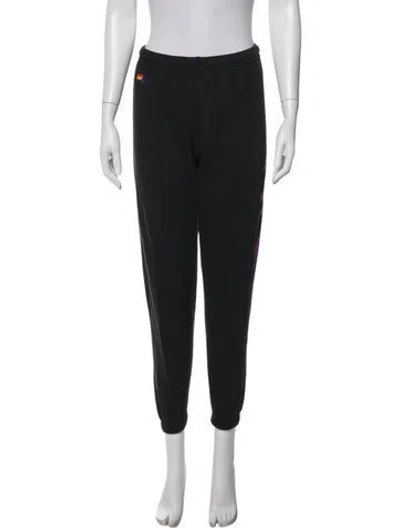 Pre-owned Aviator Nation Sweatpants In Black