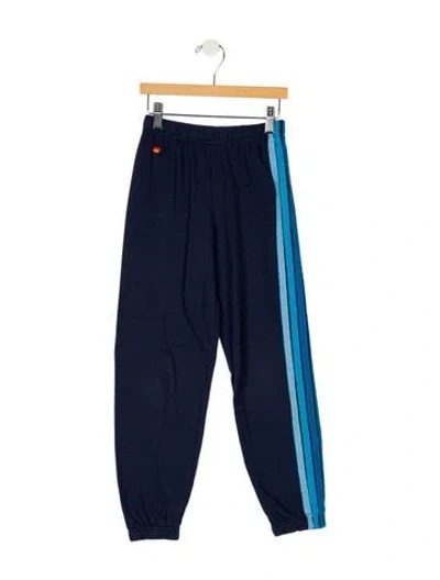 Pre-owned Aviator Nation Kids' Sweatpants In Blue