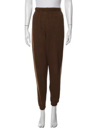 Pre-owned Aviator Nation Sweatpants In Brown