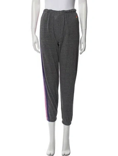 Pre-owned Aviator Nation Sweatpants In Gray