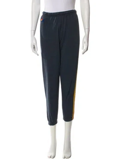 Pre-owned Aviator Nation Sweatpants In Gray