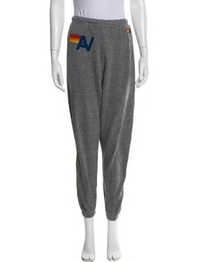 Pre-owned Aviator Nation Sweatpants In Gray