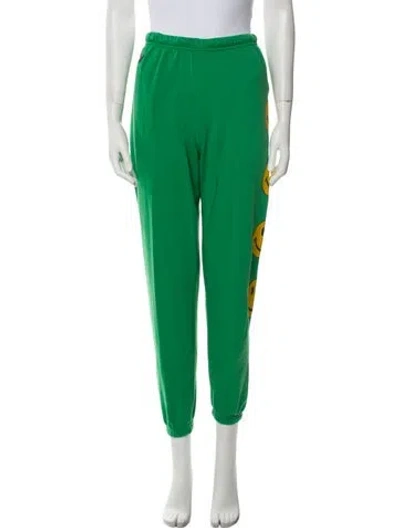 Pre-owned Aviator Nation Sweatpants In Green