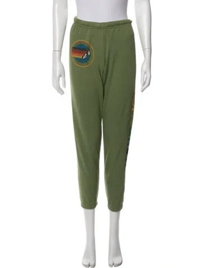 Pre-owned Aviator Nation Sweatpants In Green