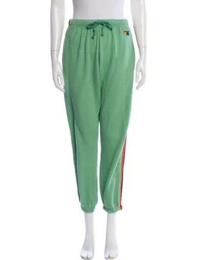 Pre-owned Aviator Nation Sweatpants In Green
