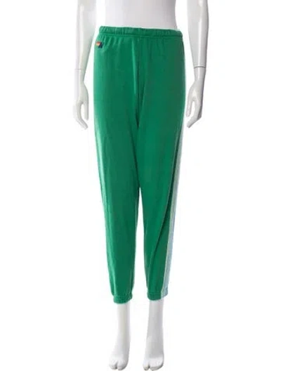 Pre-owned Aviator Nation Sweatpants In Green