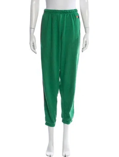 Pre-owned Aviator Nation Sweatpants In Green