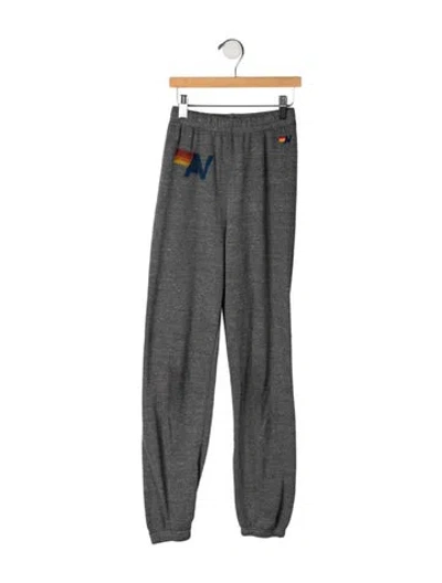 Pre-owned Aviator Nation Kids' Sweatpants In Grey