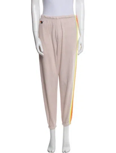 Pre-owned Aviator Nation Sweatpants In Neutral