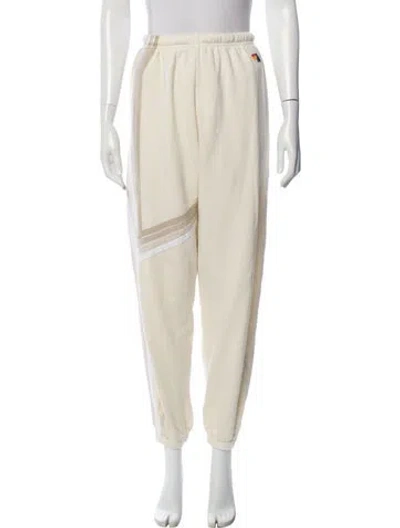 Pre-owned Aviator Nation Sweatpants In Neutral
