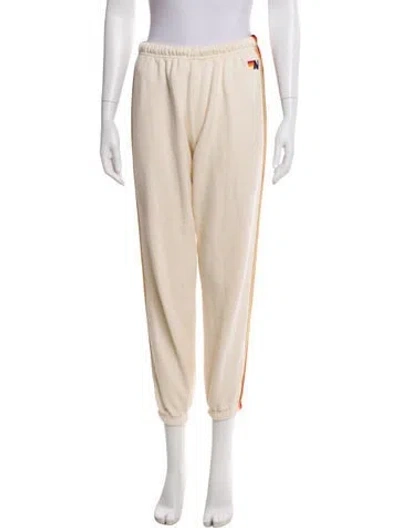 Pre-owned Aviator Nation Sweatpants In Neutrals