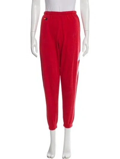 Pre-owned Aviator Nation Sweatpants In Orange
