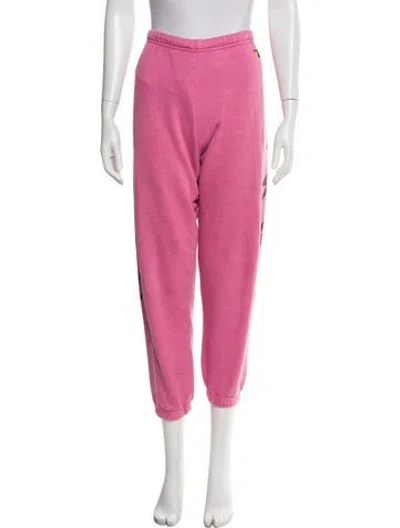 Pre-owned Aviator Nation Sweatpants In Pink
