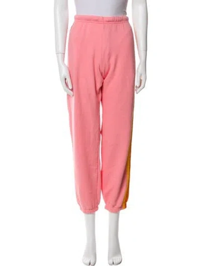 Pre-owned Aviator Nation Sweatpants In Pink