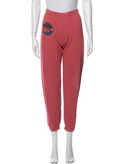 Pre-owned Aviator Nation Sweatpants In Pink