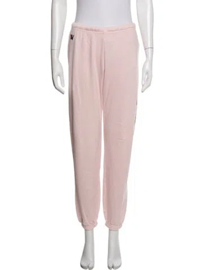 Pre-owned Aviator Nation Sweatpants In Pink