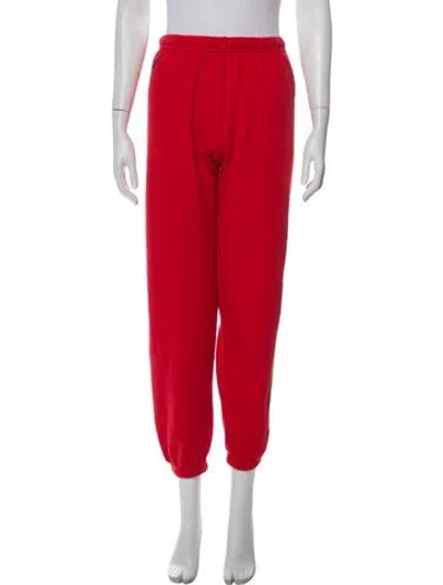 Pre-owned Aviator Nation Sweatpants In Red