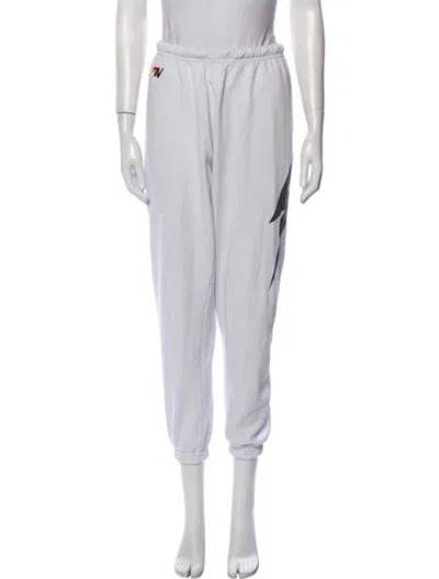Pre-owned Aviator Nation Sweatpants In White