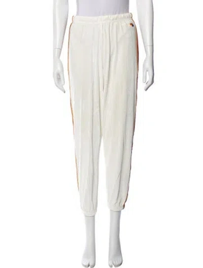 Pre-owned Aviator Nation Sweatpants In White