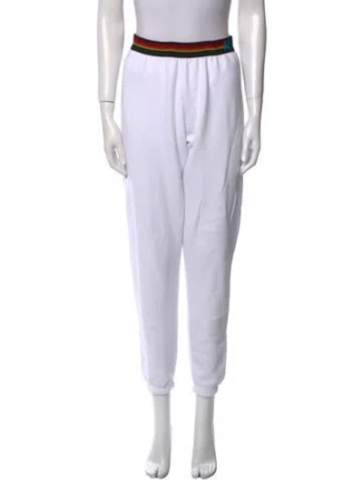 Pre-owned Aviator Nation Sweatpants In White