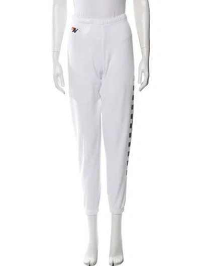 Pre-owned Aviator Nation Sweatpants In White