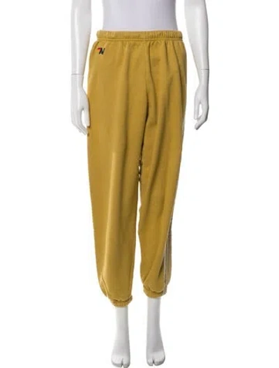 Pre-owned Aviator Nation Sweatpants In Yellow