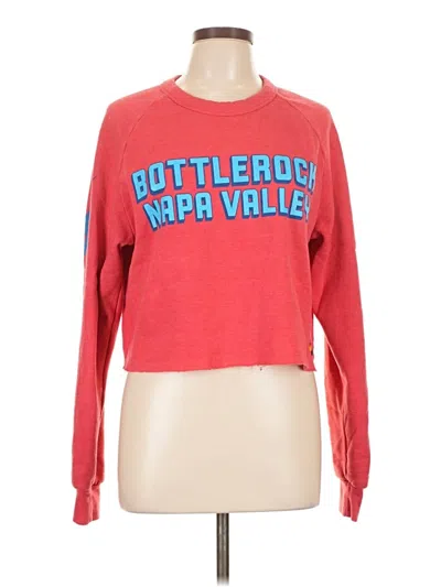 Pre-owned Aviator Nation Sweatshirt In Red