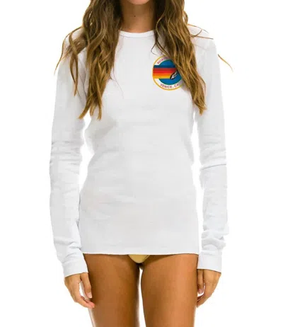 Aviator Nation Thermal Top In White