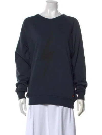 Pre-owned Aviator Nation Thunderbolt Graphic Print Sweatshirt In Blue