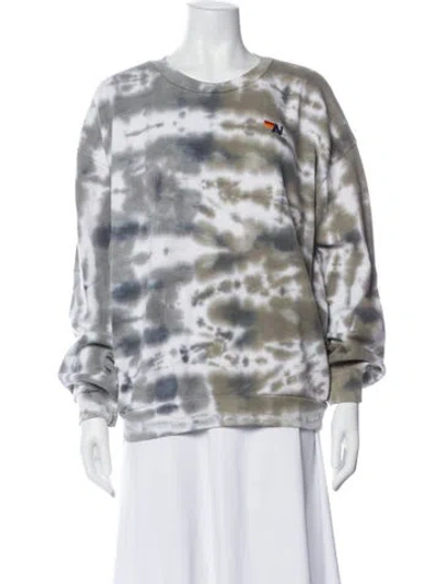 Pre-owned Aviator Nation Tie-dye Print Jacket In Multi