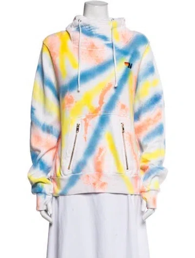 Pre-owned Aviator Nation Tie-dye Print Jacket In Multicolor