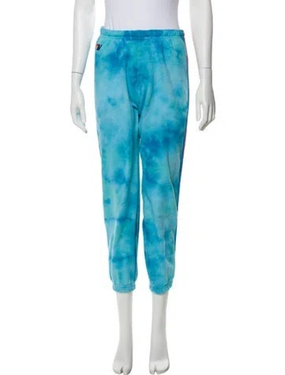 Pre-owned Aviator Nation Tie-dye Print Lounge Set In Blue